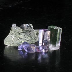 Gadolinium (Gd3+) and lutetium (Lu3+) ions doped fluoride crystals