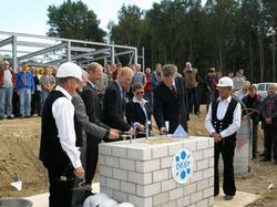 Laying of the foundation stone