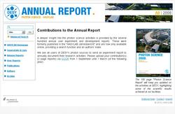 Photon Science Annual Report Online