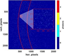 Typical image recorded with the EIGER 4M detector 
