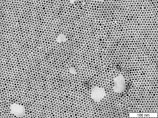 lead sulphide nanoparticles initially arrange themselves in hexagonal symmetry