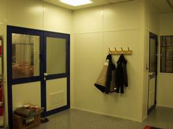 door to the material lock