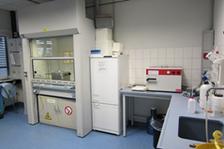 Fume hood & Fridge & Oven