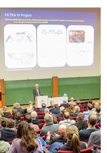 PETRA IV Talk given by H. Reichert (Photo: M. Mayer, DESY) 