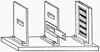 A molecular double-slit experiment with partial 'which-way' information