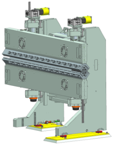 Support structure for the APPLE III undulator for FLASH.