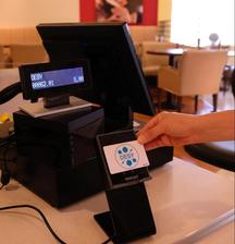 Cashless payments using an anonymous chip card in the DESY bistro and cantine.